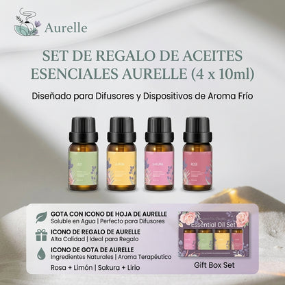 Aurelle — Difusor de Llama y Aromaterapia con Humidificador