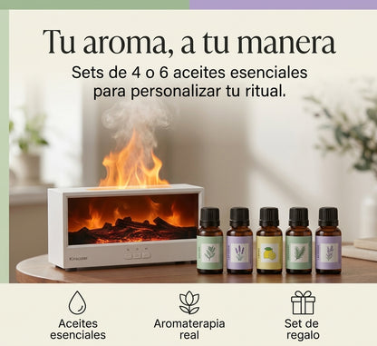 Aurelle — Difusor de Llama y Aromaterapia con Humidificador