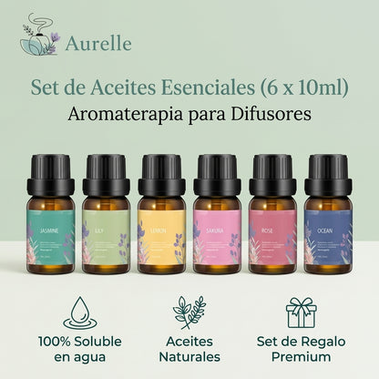 Aurelle — Difusor de Llama y Aromaterapia con Humidificador