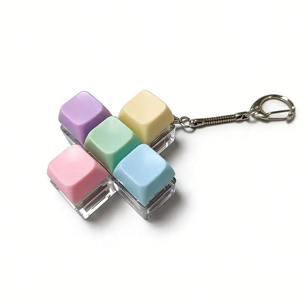 Clik — fidget táctil de teclas mecánicas con llavero.