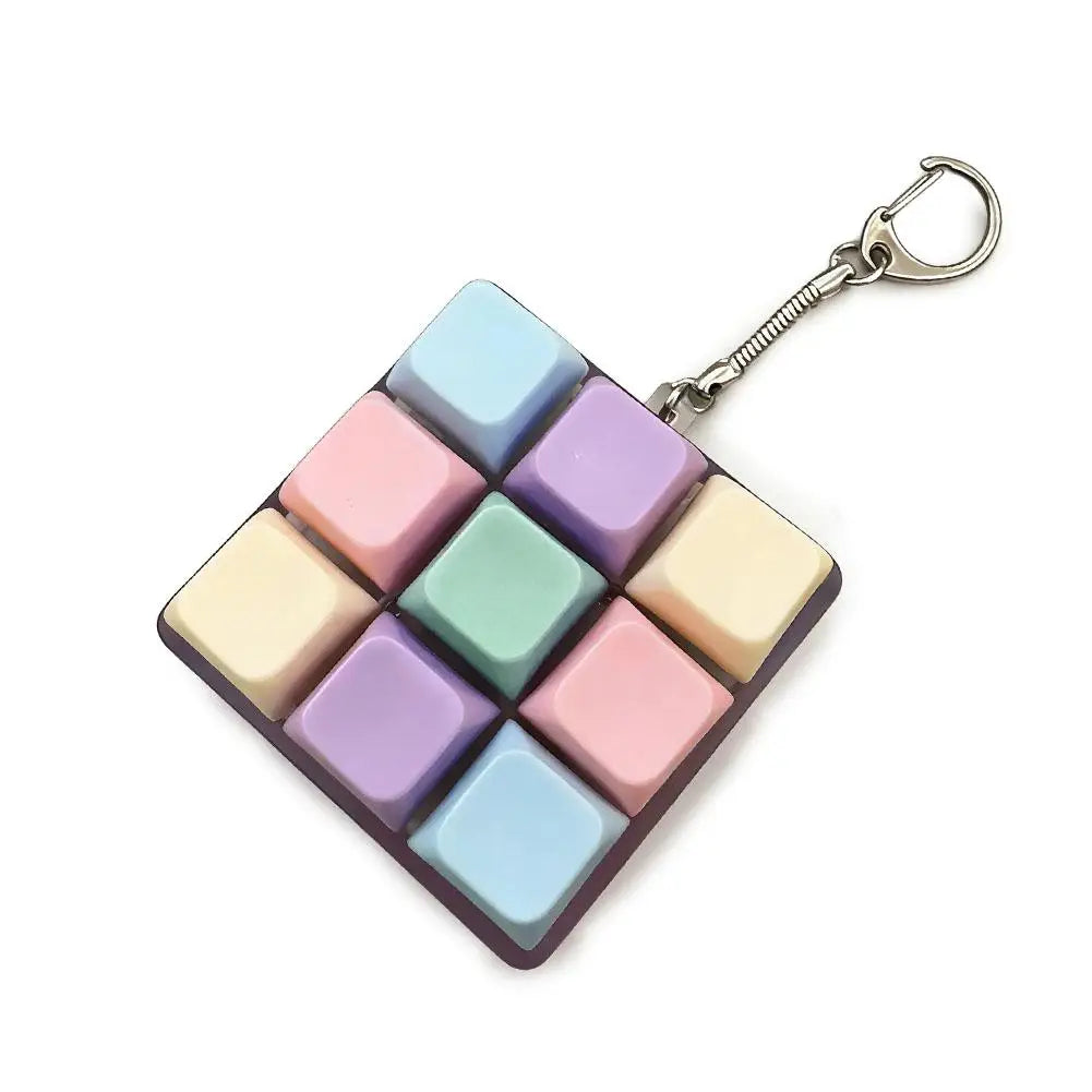Clik — fidget táctil de teclas mecánicas con llavero.